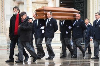&nbsp;Dario Fo Piazza Duomo Milano (Afp)