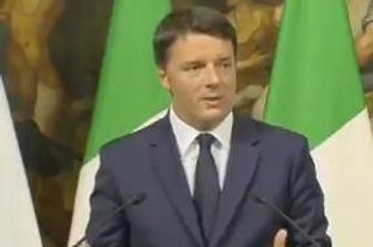 &nbsp;Matteo Renzi conferenza stampa