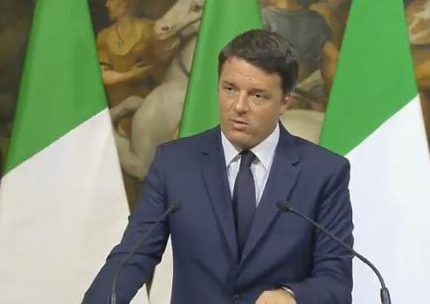 &nbsp; Matteo Renzi conferenza stampa