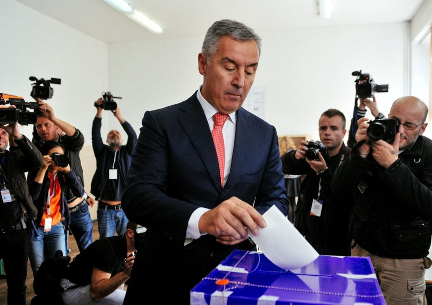 &nbsp;montenegro voto elezioni&nbsp;Milo Djukanovic (afp)
