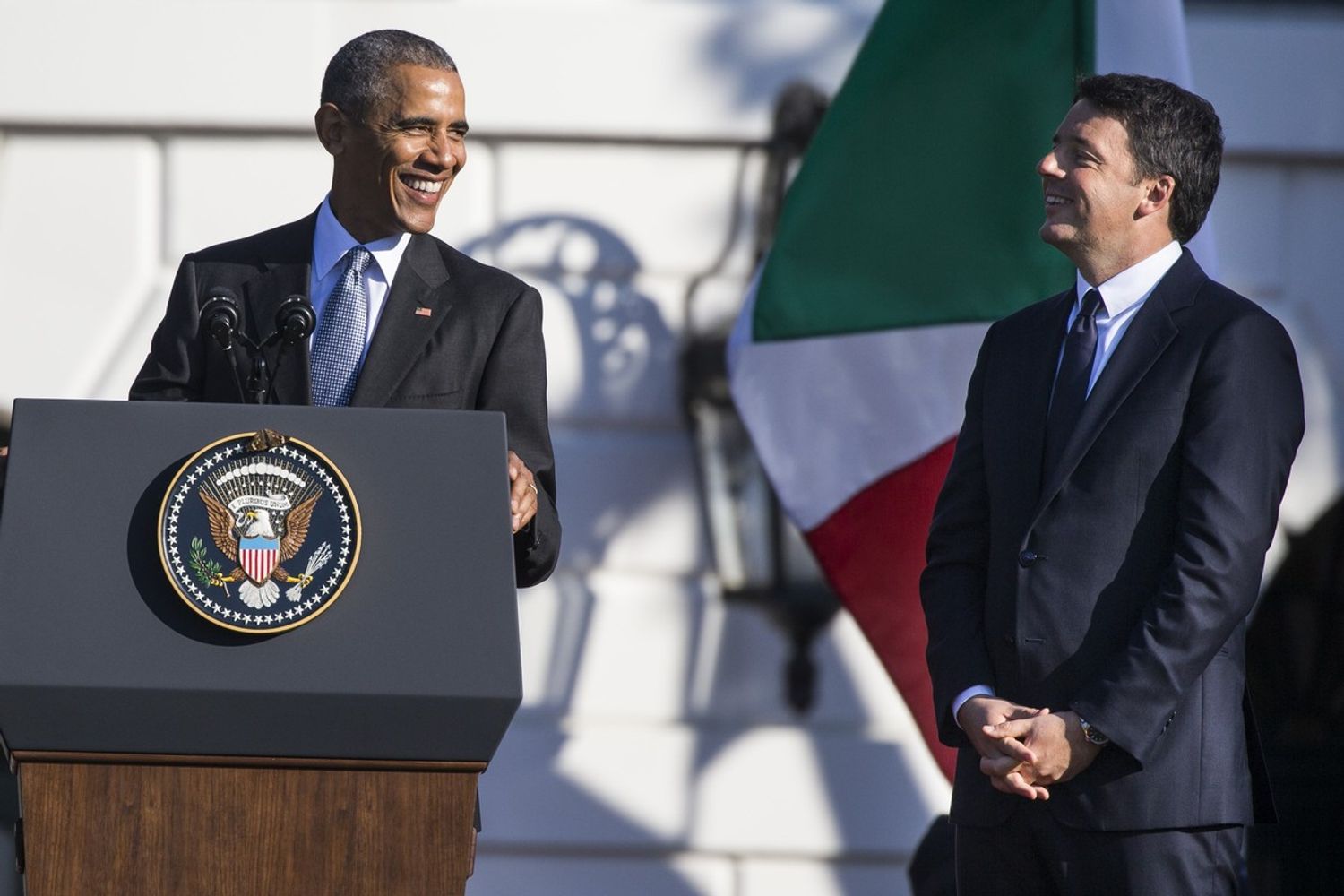 &nbsp;Obama Renzi