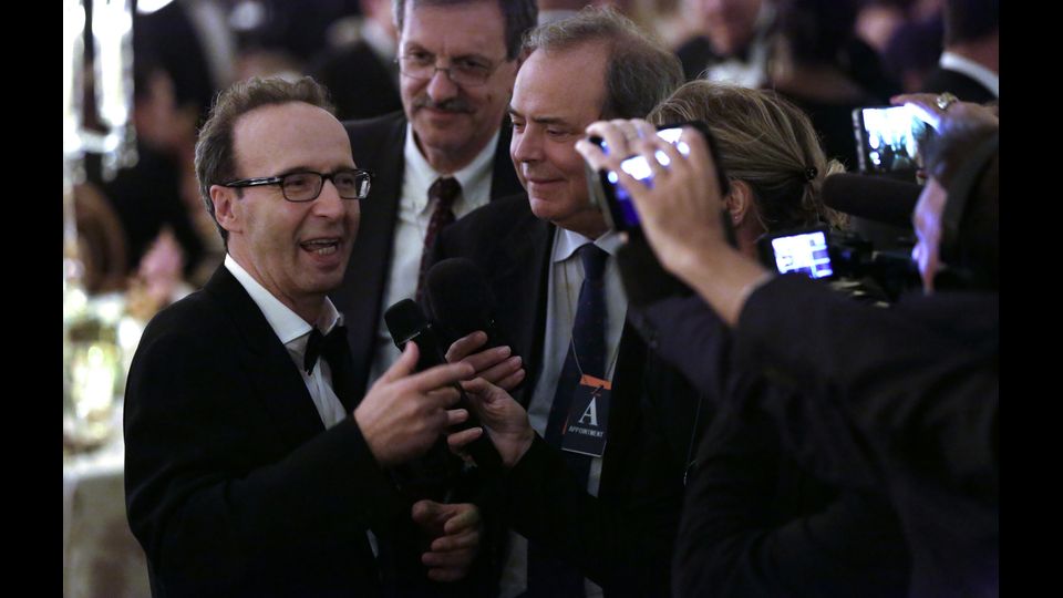 L'ospite Roberto Benigni (afp)&nbsp;