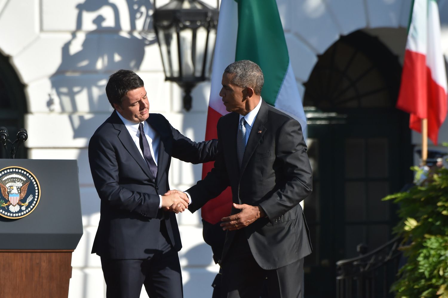 &nbsp;Obama Renzi