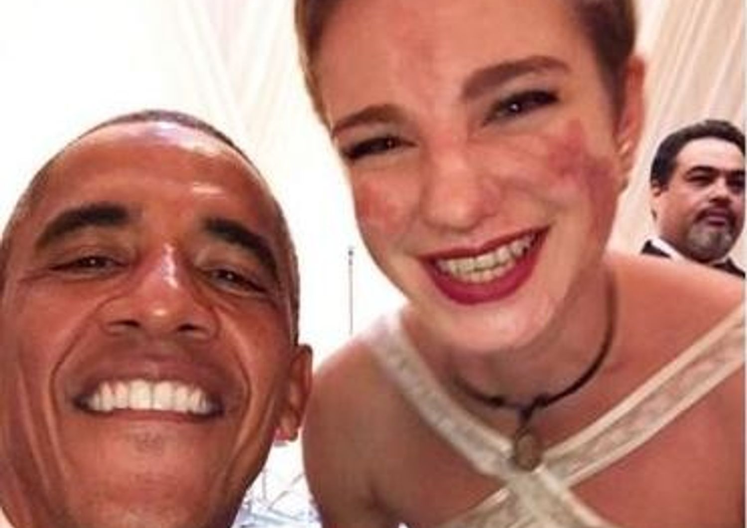 VioBebe e Obama selfie&nbsp;