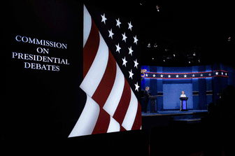 Usa 2016, confronto tv tra il candidato repubblicano Donald Tramp e la democratica Hillary Clinton sulle presidenziali americane (Afp) &nbsp;