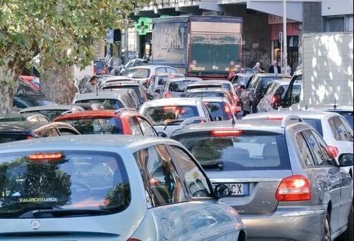 &nbsp;roma traffico smog inquinamento (foto mediamanager)