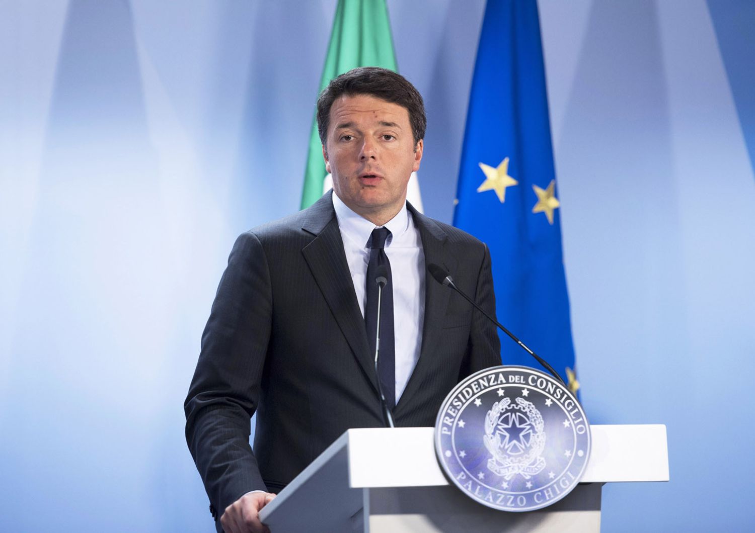 Renzi a Bruxelles (foto da sito Palazzo Chigi)&nbsp;