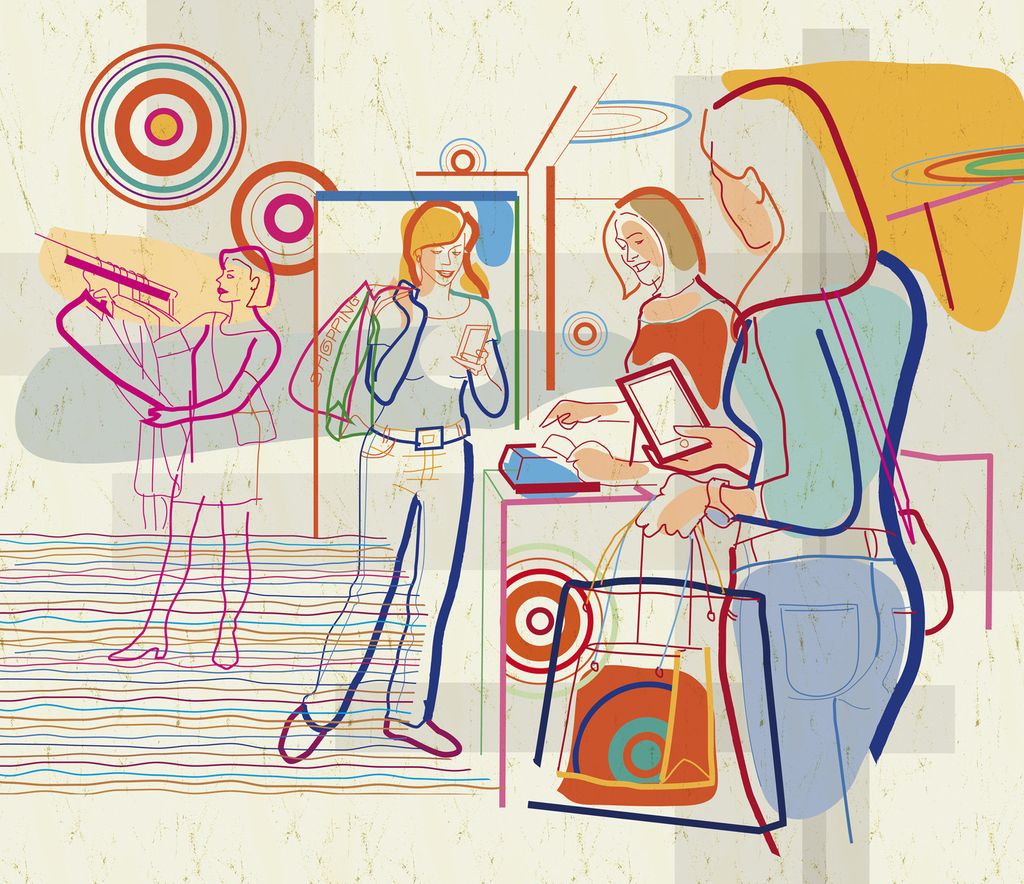 Internet smartphone cellulari tablet computer shopping donne negozi &nbsp;