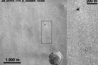 Nasa fotografa Schiaparelli sulla superficie di Marte