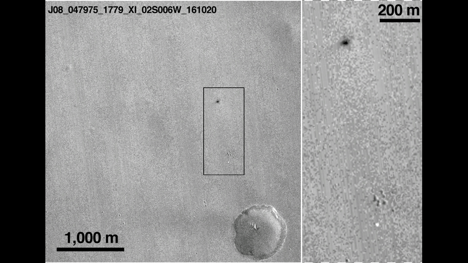 Nasa fotografa Schiaparelli su superficie pianeta Marte (Afp)&nbsp;