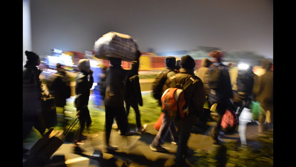 Migranti, sgombero della giungla di Calais (Afp)&nbsp;