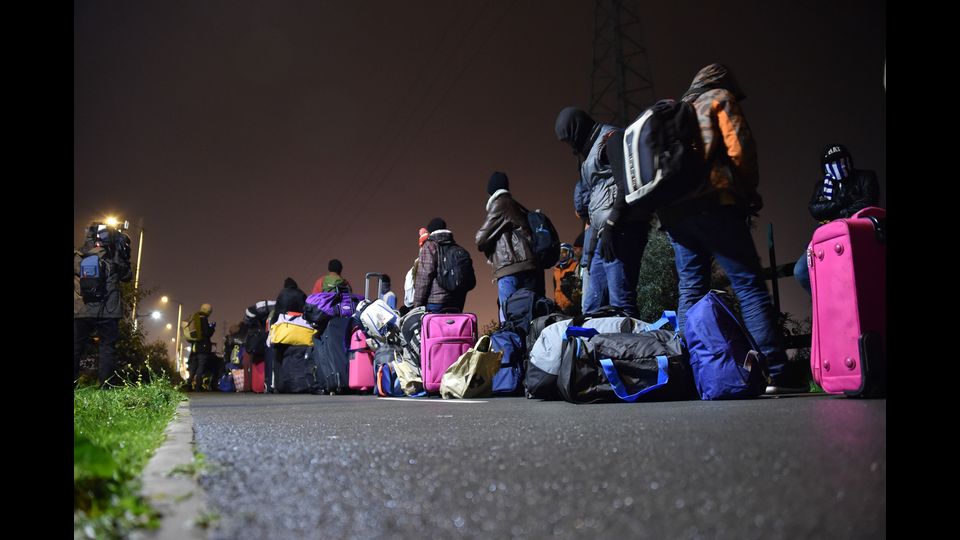 Migranti, sgombero della giungla di Calais (Afp)&nbsp;