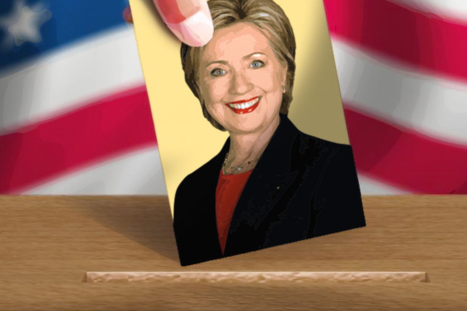 Elezioni Usa - Urna Hillary Clinton Donald Trump Casa Bianca&nbsp;