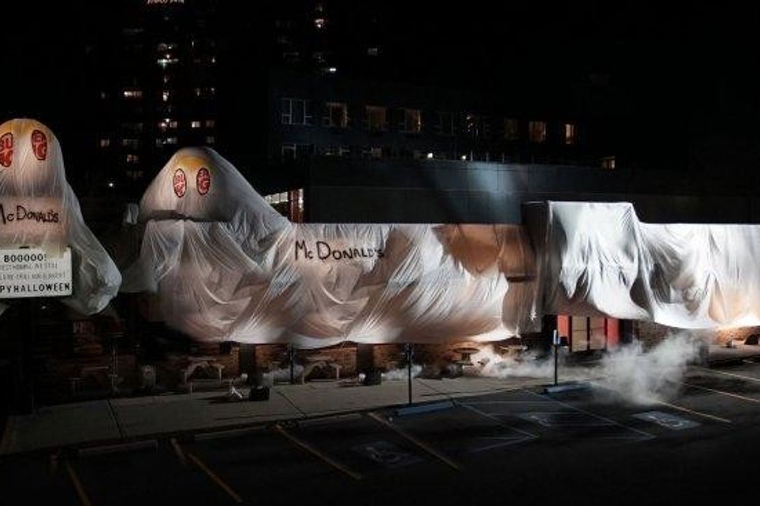 Halloween burger King Mc Donald's fantasma&nbsp;