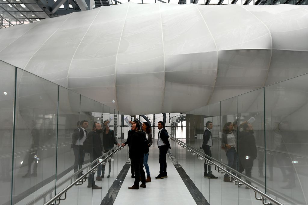 &nbsp;Centro Congressi Roma, &quot;La Nuvola&quot; di Massimiliano Fuksas, quartiere Eur di Roma (Afp)