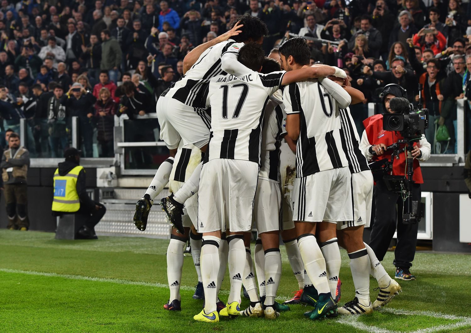 &nbsp;Vittoria della Juventus sul Napoli 29 ottobre 2016 (Afp)