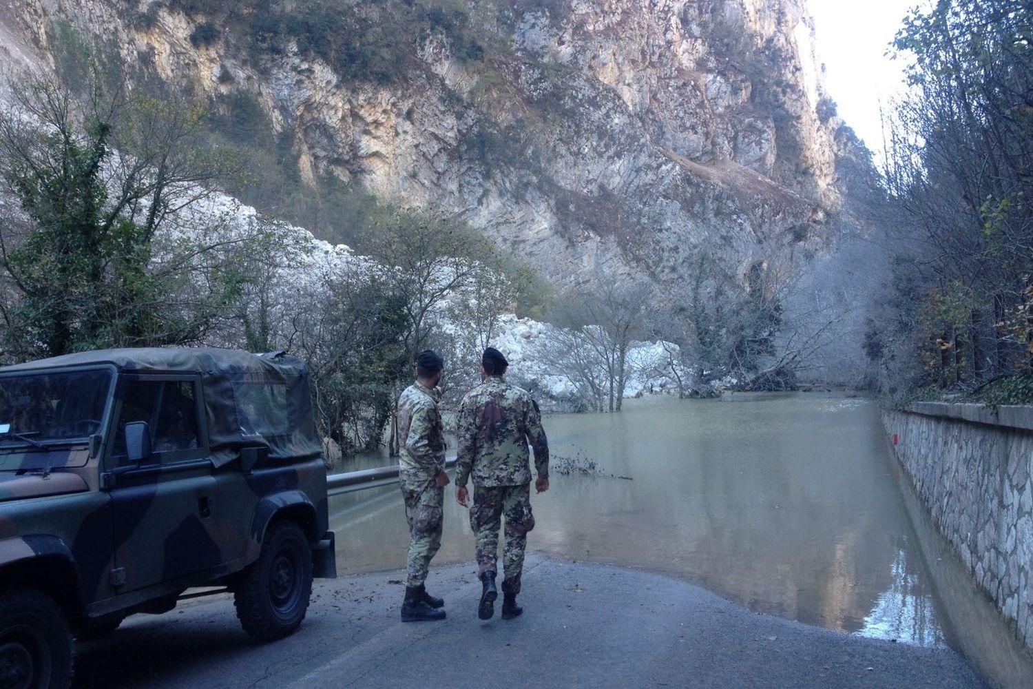 Esondazione Nera (foto di Vincenzo Castellano Agi) 31 ottobre 2016&nbsp;