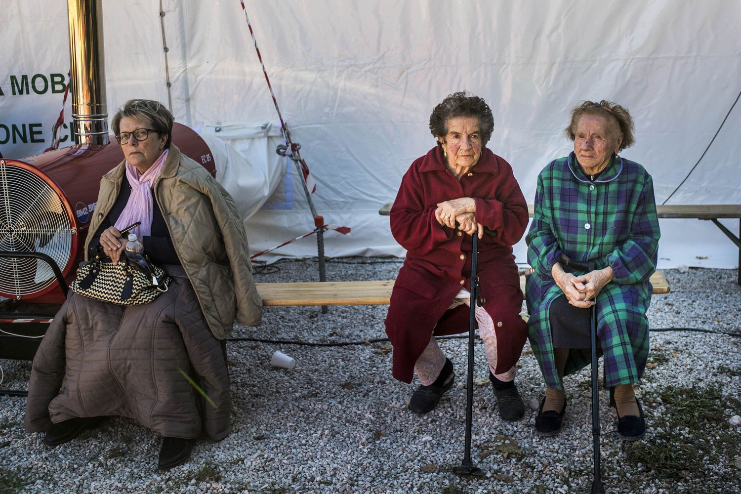 anziani terremoto norcia (Agf)&nbsp;