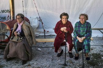 anziani terremoto norcia (Agf)&nbsp;