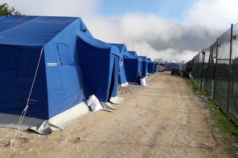 terremoto tendopoli Norcia (foto di Lorenzo D'Avanzo) 1 novembre &nbsp;