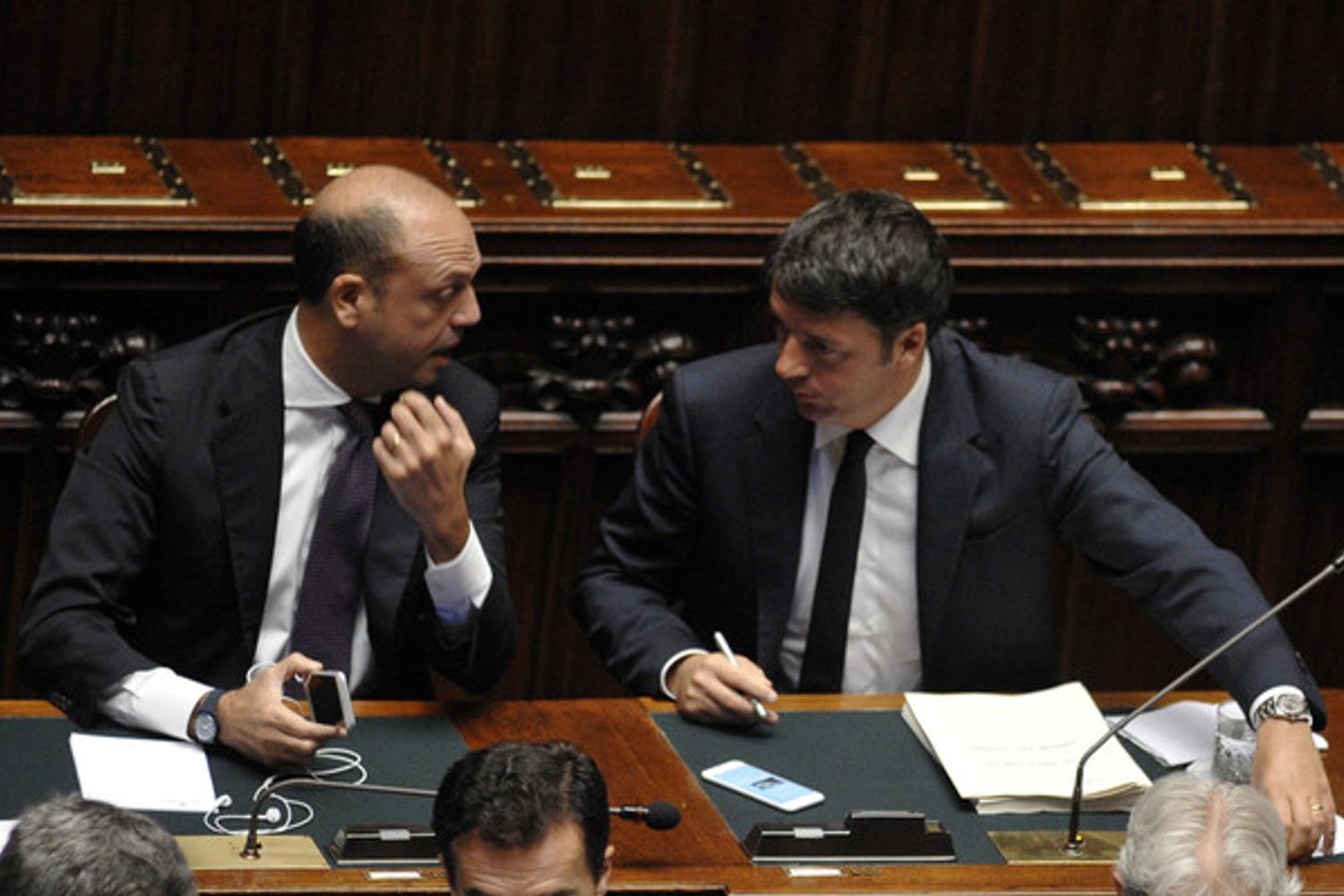 Renzi e Alfano (Agf)&nbsp;
