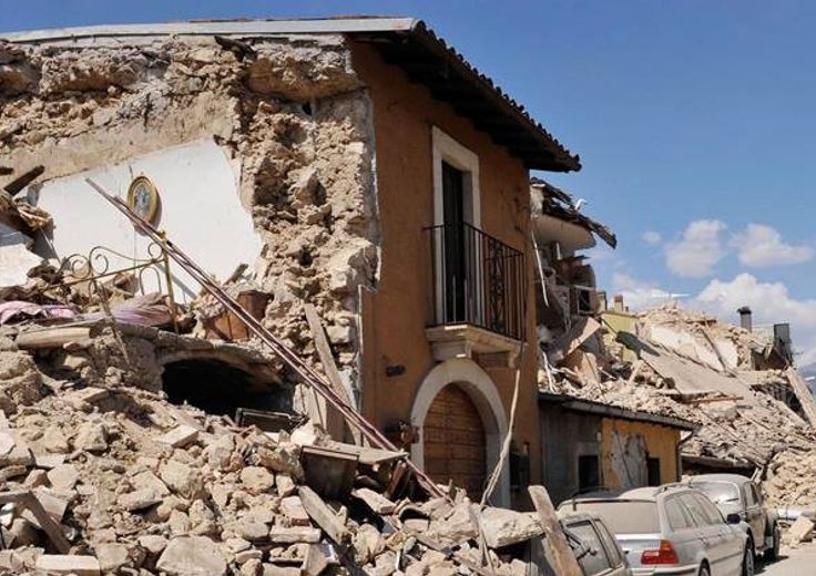 &nbsp;Terremoto marche umbria macerata (foto da Facebook)