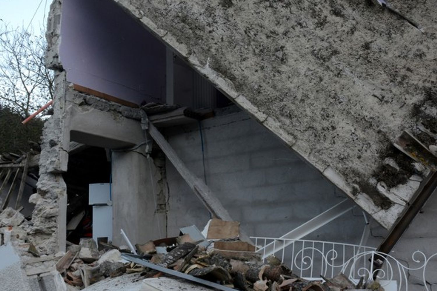 &nbsp;Terremoto Sisma Marche Umbria Pieve Torina (afp)