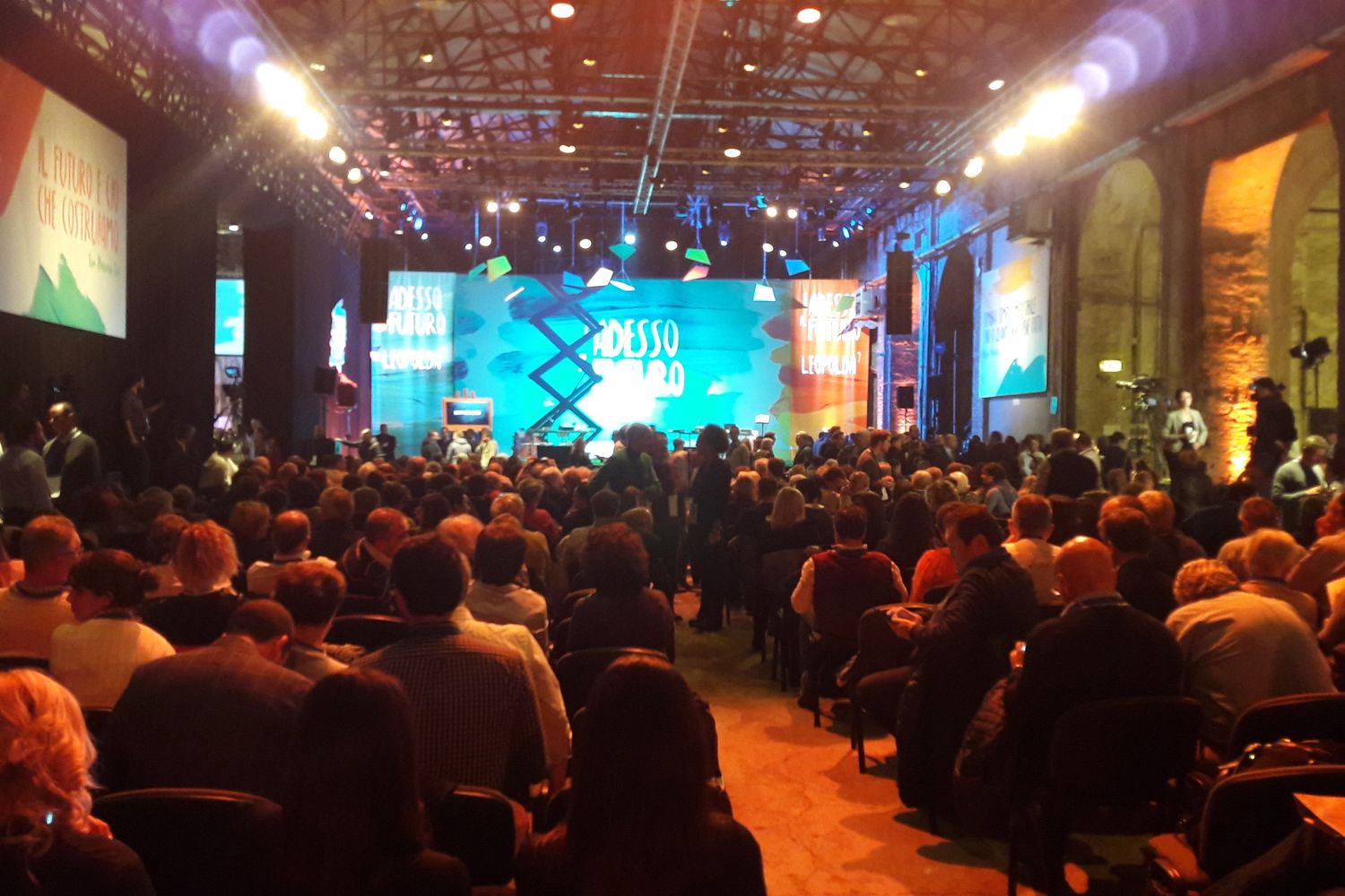 &nbsp;La Leopolda seconda giornata (foto di Barbara Tedaldi, Agi) - 5-11-2016