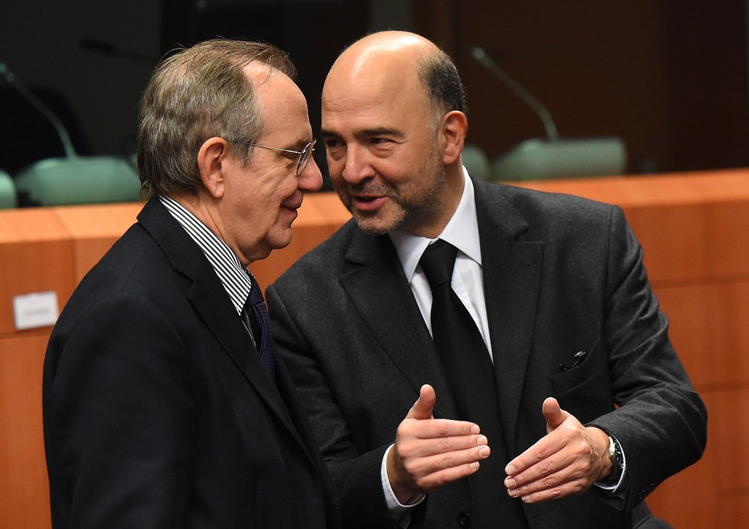 Padoan Moscovici (afp)