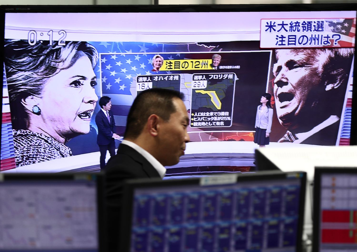 &nbsp;Borse asiatiche elezioni Usa 2016