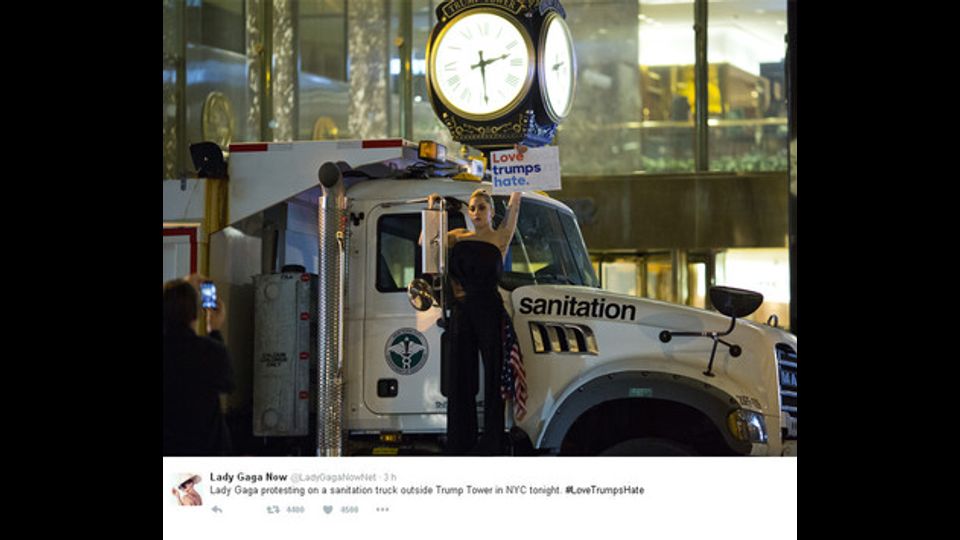 Usa 2016: il tweet di Lady Gaga &nbsp;