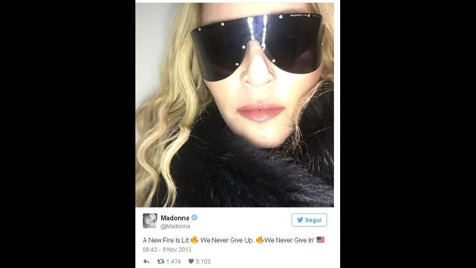 Usa 2016: il tweet di Madonna&nbsp;