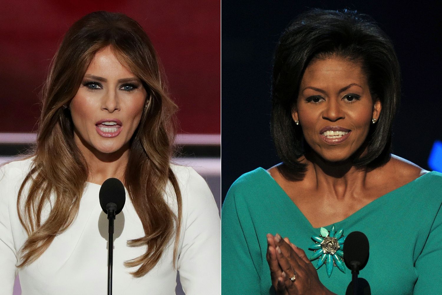 &nbsp;Melania Trump Michelle Obama (Afp)