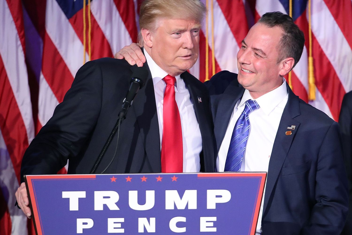 Donald Trump e  Reince Priebus  (Afp)&nbsp;