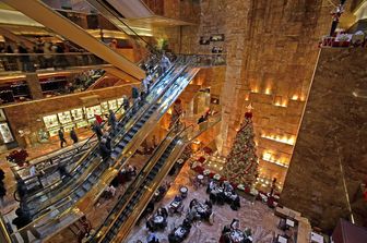 La Trump Tower a Natale (Afp)&nbsp;