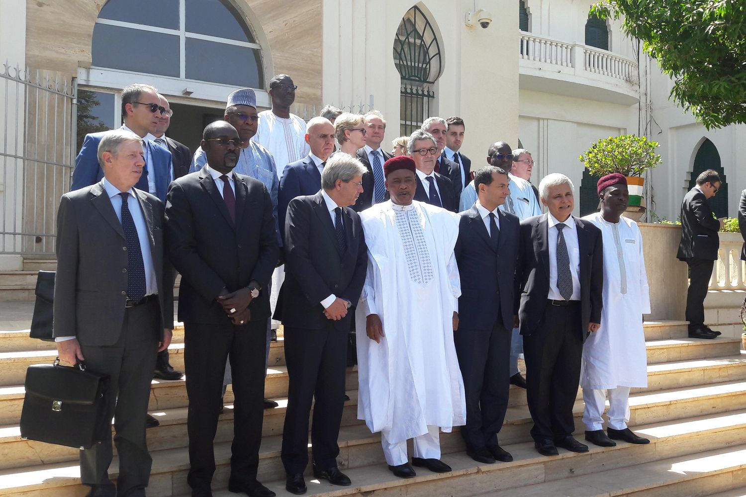 &nbsp;Gentiloni Niger (foto di Gianluca Zeccardo, Agi) 10-11-2016
