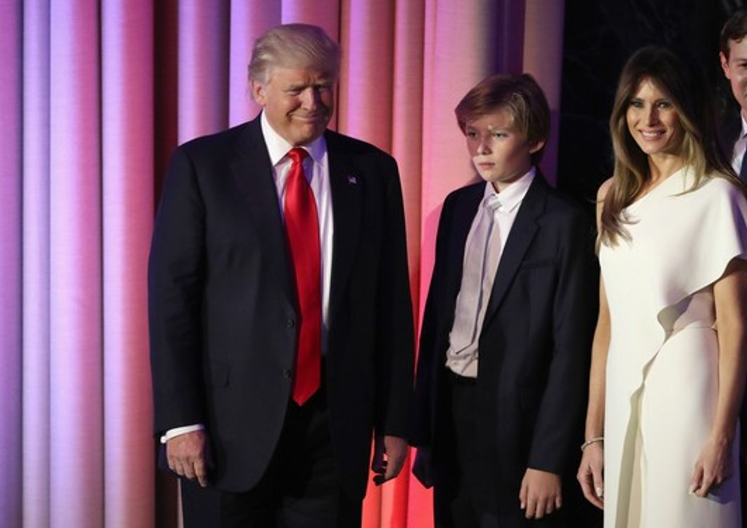 &nbsp;Donald Melania Barron Trump (afp)