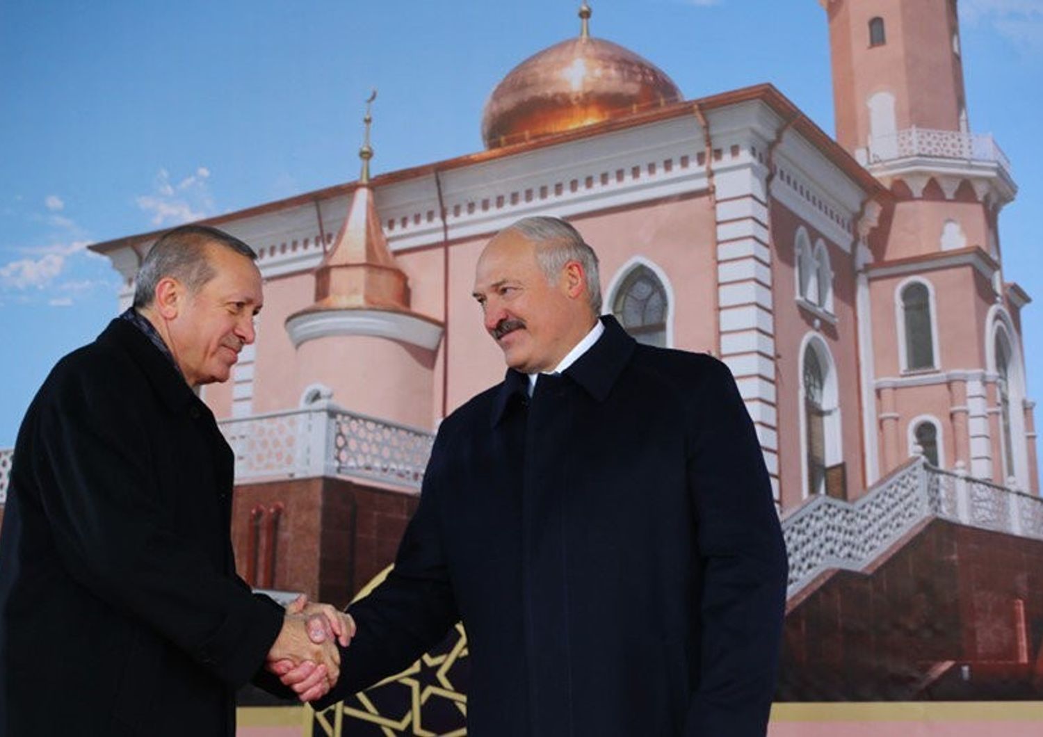 &nbsp;Lukashenko Erdogan inaugurazione moschea di Minsk (twitter)