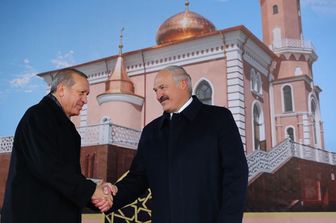 &nbsp;Lukashenko Erdogan inaugurazione moschea di Minsk (twitter)