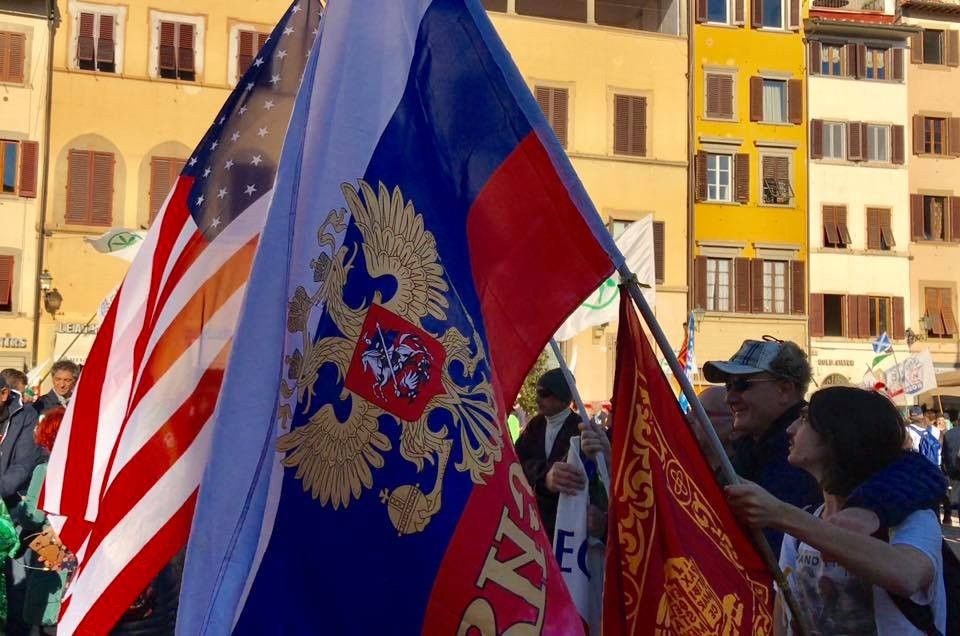&nbsp;Lega Salvini manifestazione a Firenze (Foto Fb)