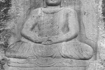 Marzo 1989: Una delle ultime foto prima della distruzione del volto (foto: Luca Maria Olivieri - Direttore della Missione Archeologica italiana nello Swat)&nbsp;