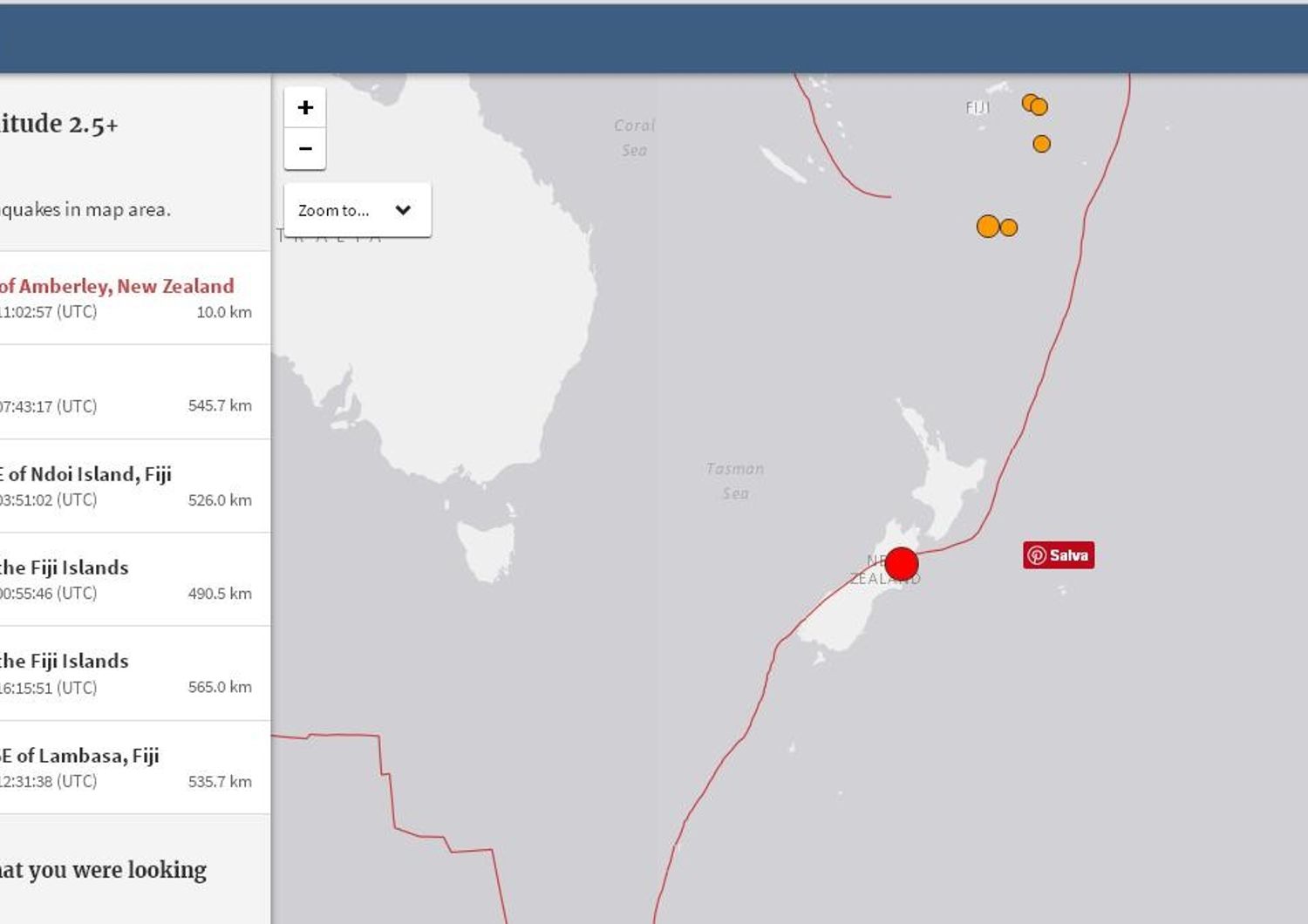 Potente scossa di terremoto in Nuova Zelanda, magnitudo 7,4