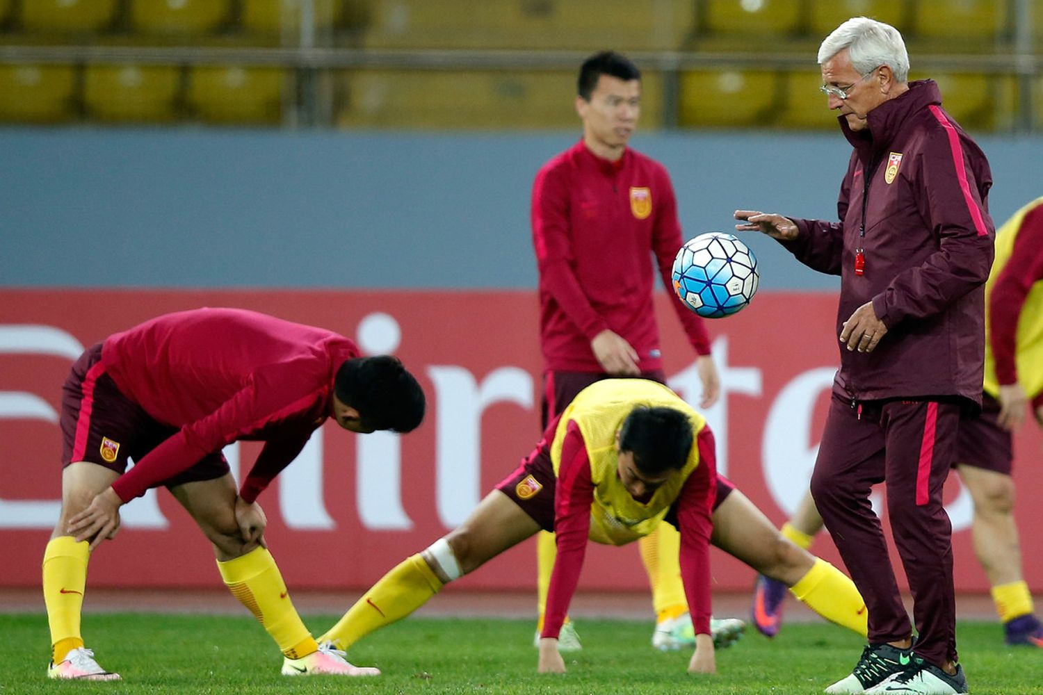 Marcello Lippi allenatore nazionale Cina cinese (Afp)&nbsp;