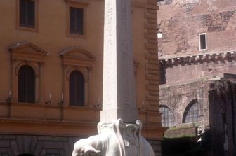 Obelisco dell'Elefante della Minerva, Roma, Bernini (Agf)&nbsp;