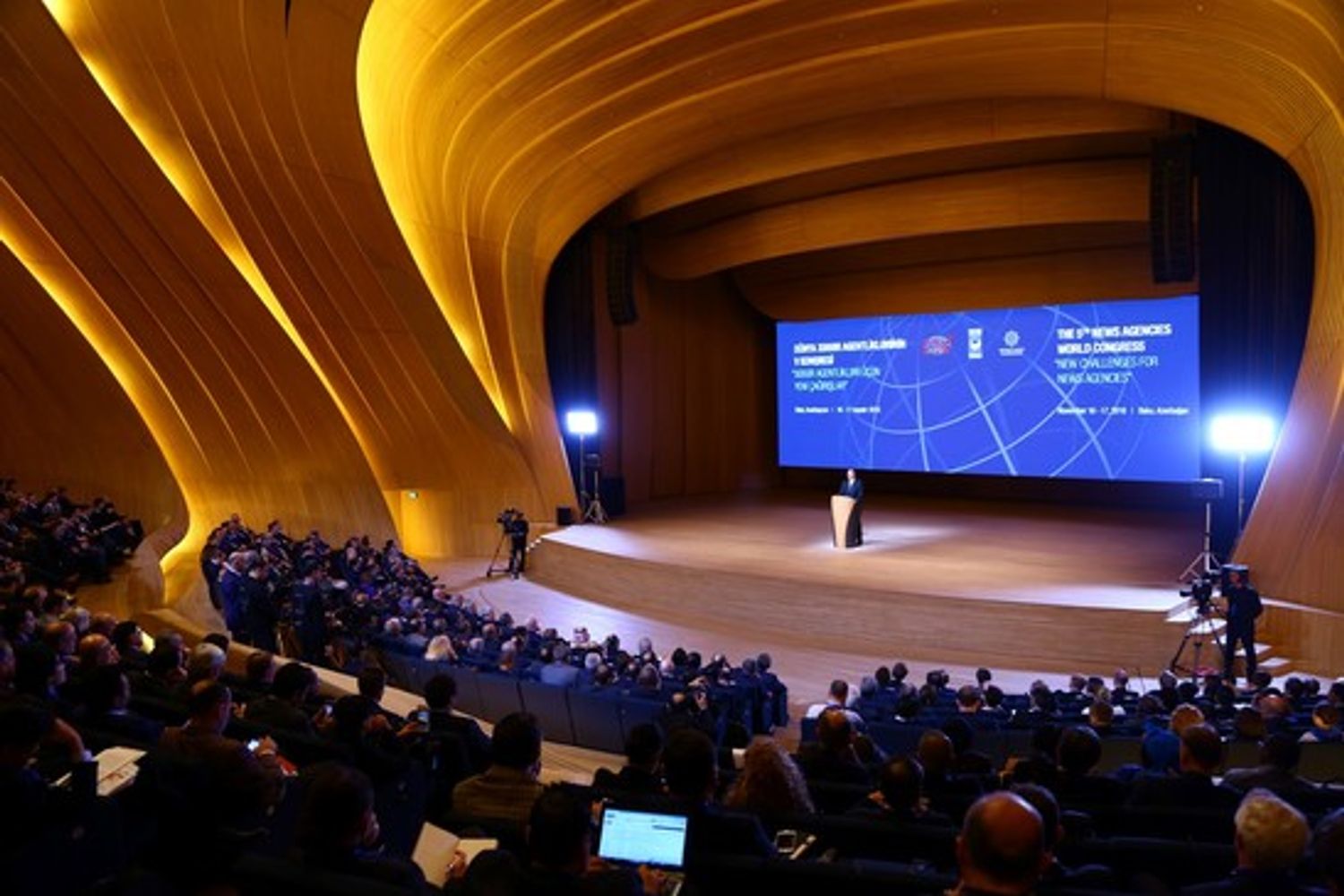 &nbsp;News agencies World Congress &nbsp;Millensians NAWC Baku (afp)