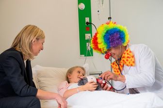 &nbsp;Ospedale bambini malati medici cure palliative clown (afp)