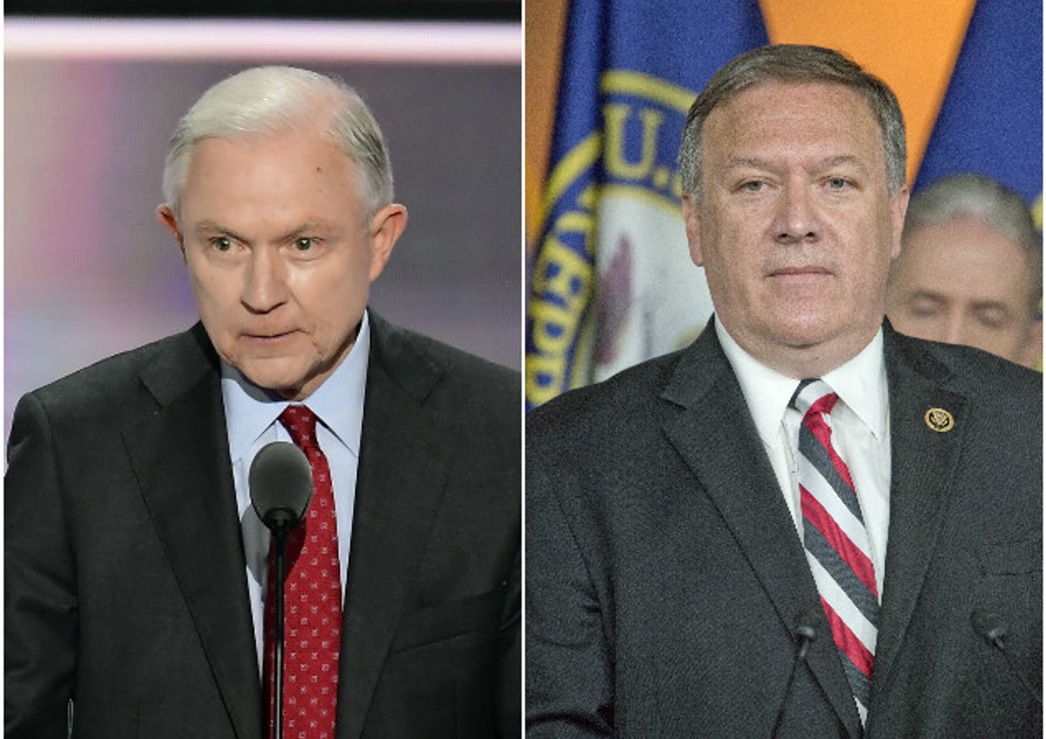 Jeff Sessions Mike Pompeo&nbsp;