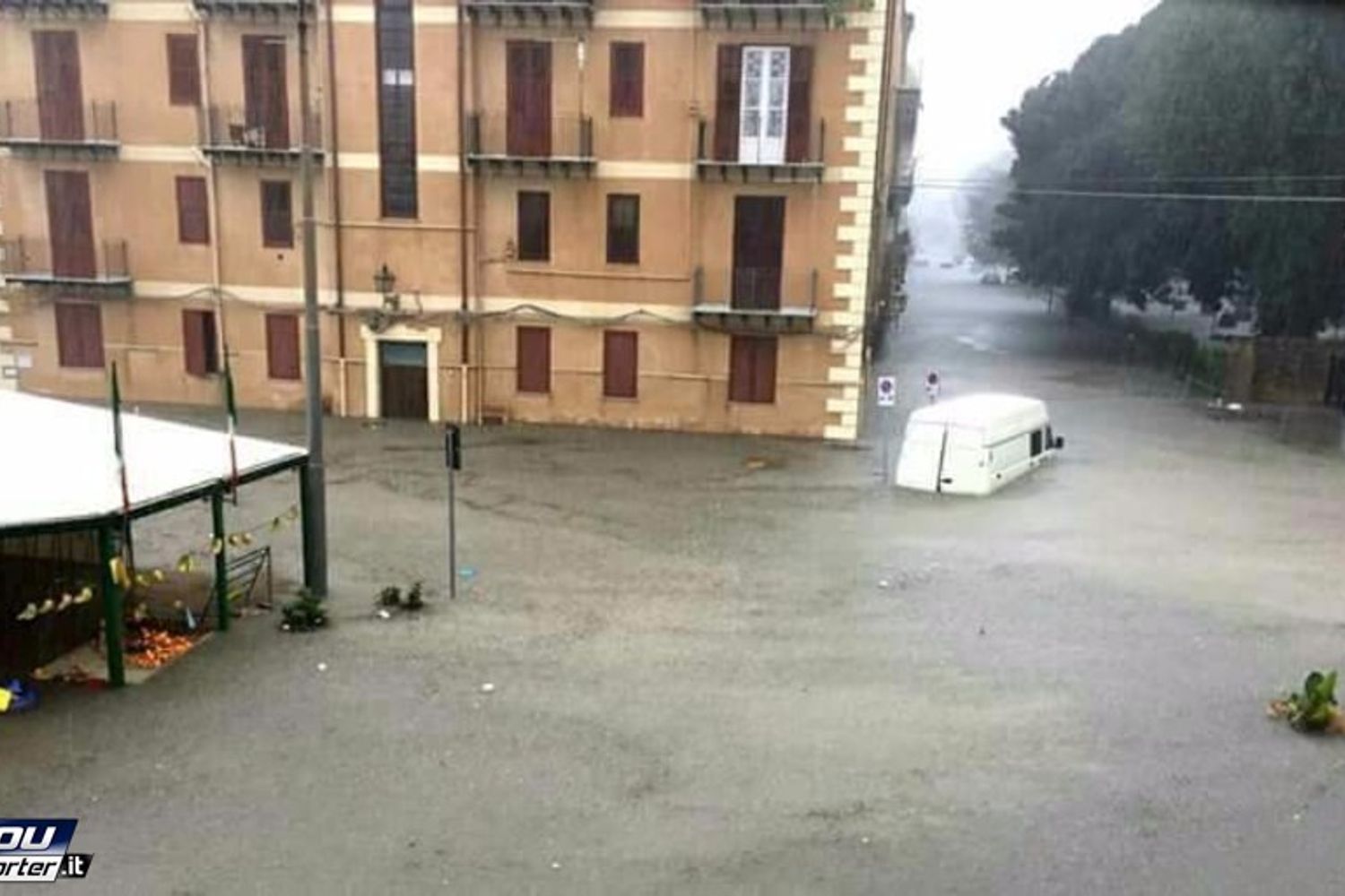 Allagamenti nubifragio Licata (youreporter)