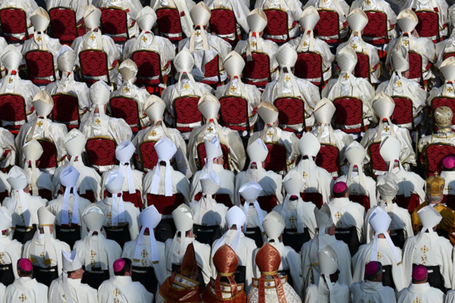 Papa Francesco chiude porta santa (Afp)&nbsp;