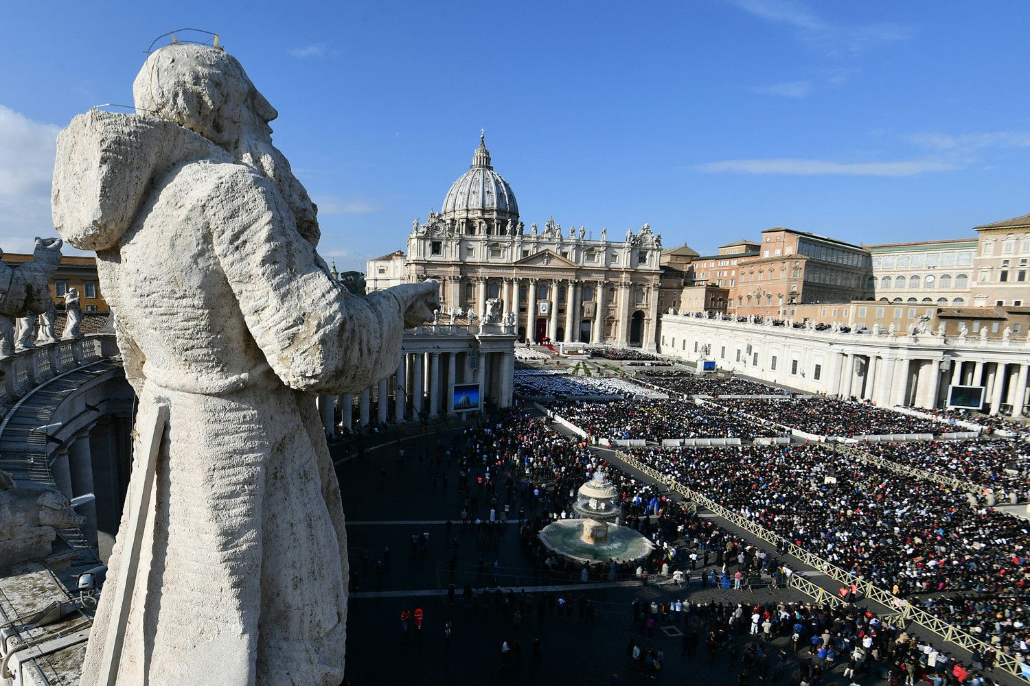 Piazza San Pietro (Afp)&nbsp;